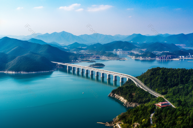 户外室外湖面河面上的桥景色景点实拍摄影图,高清,摄影图,摄影图片,图片大全,摄影图免费下载